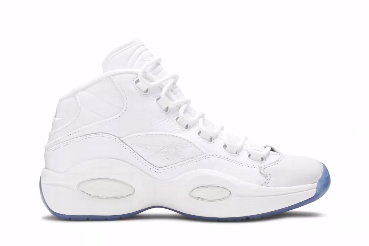 Reebok Question Mid Blue Sole, view 2