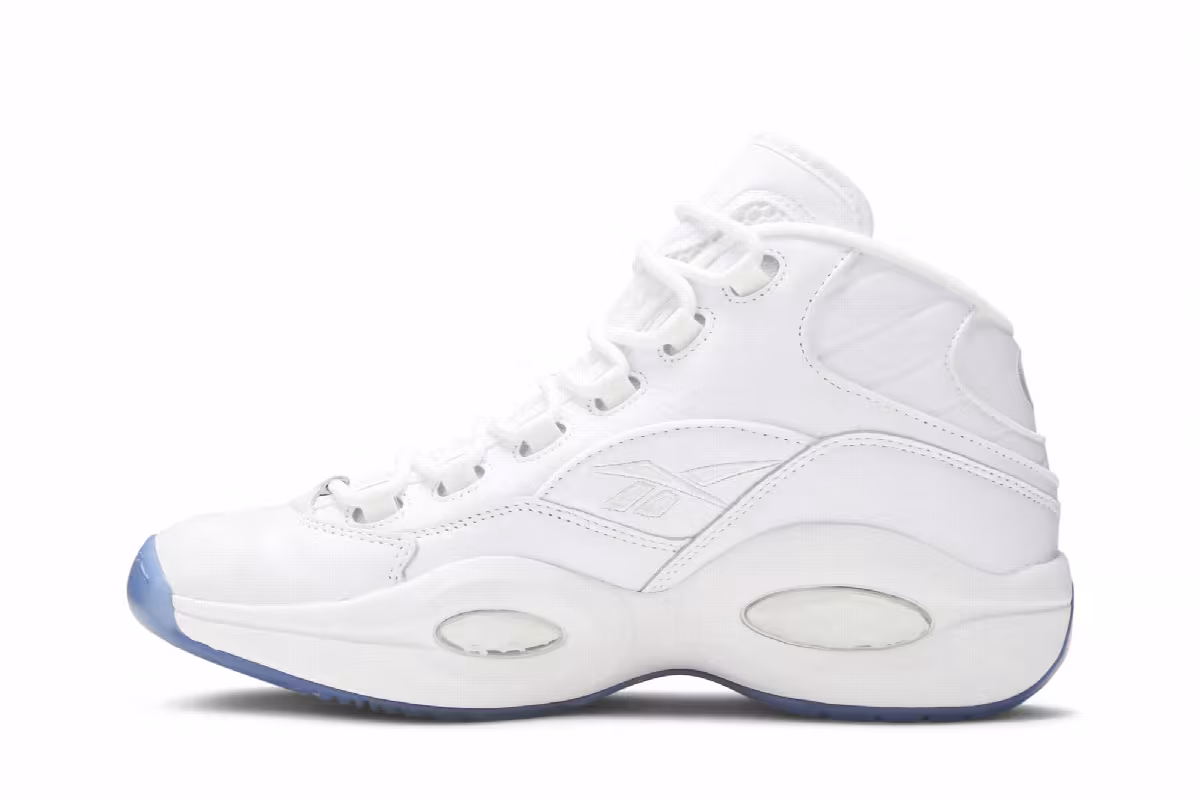Reebok Question Mid Blue Sole, view 4