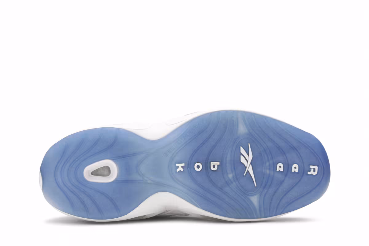 Reebok Question Mid Blue Sole, view 5