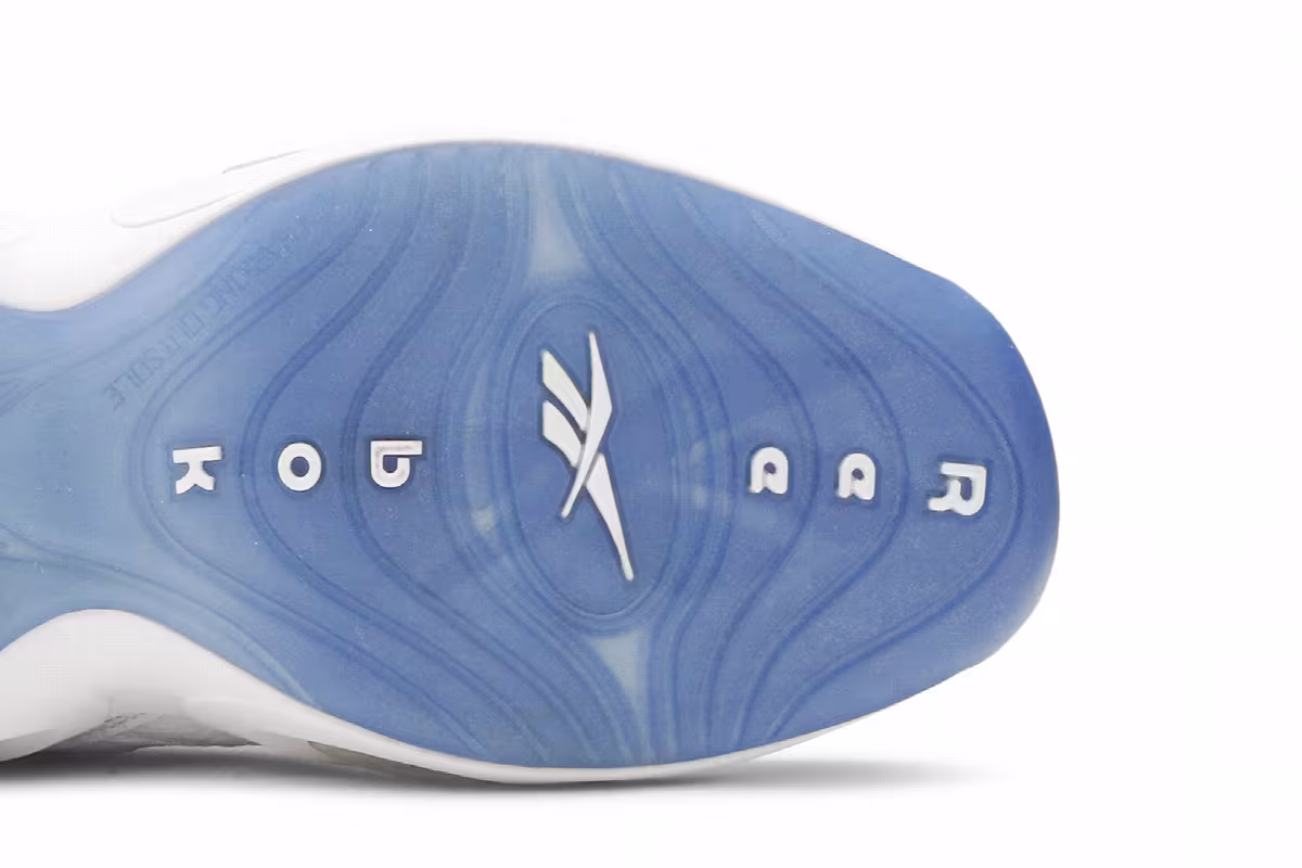 Reebok Question Mid Blue Sole, view 6
