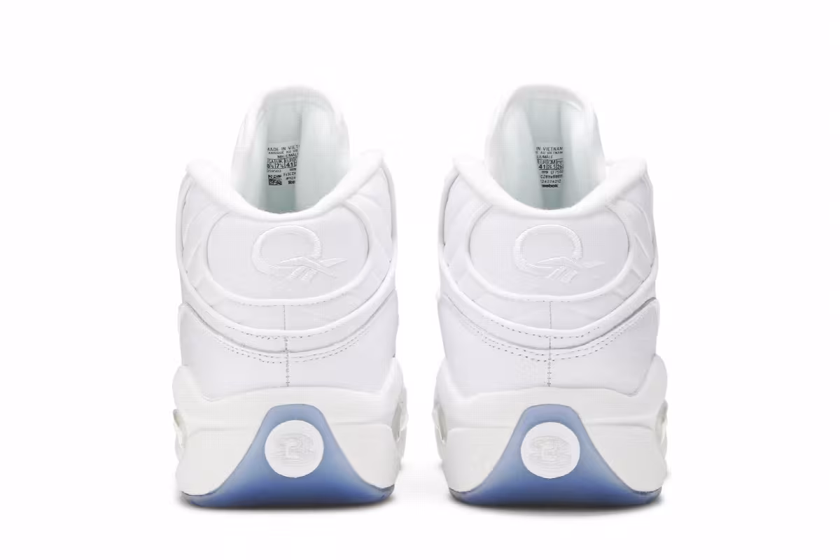 Reebok Question Mid Blue Sole, view 7