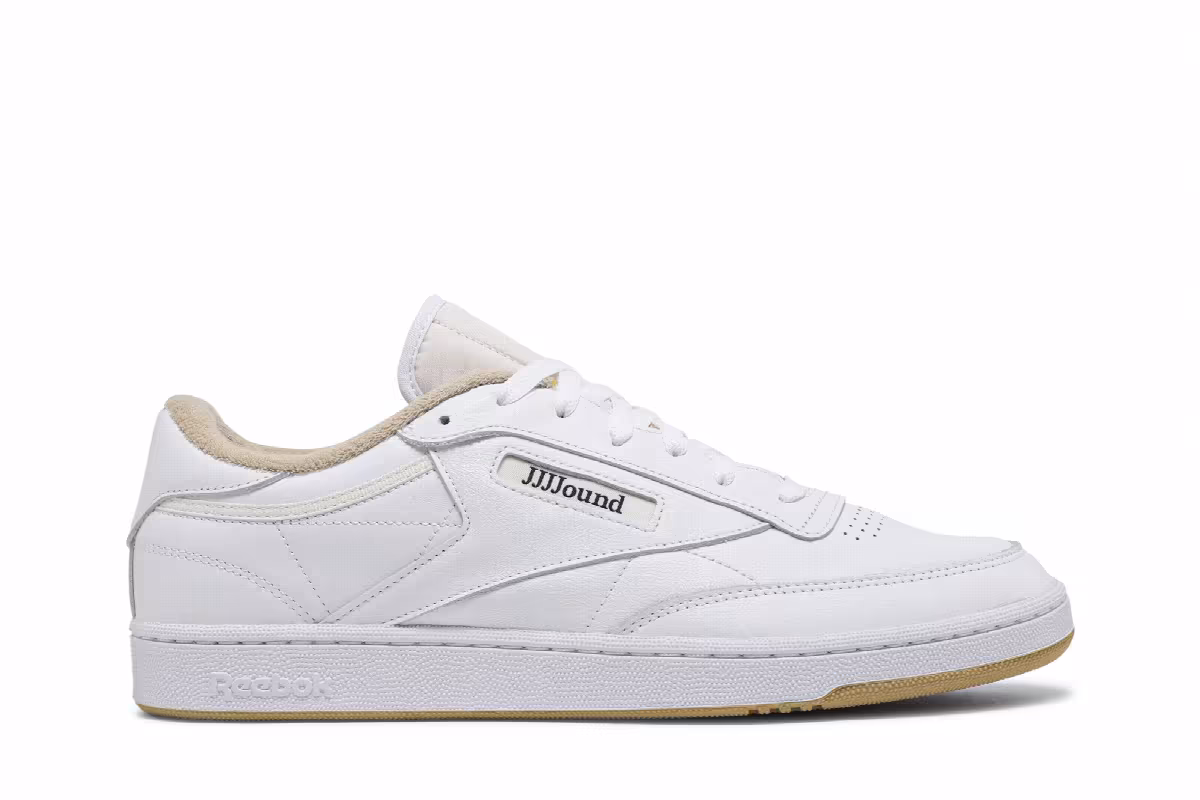 JJJJound x Reebok Club C 85 White Gum, view 2