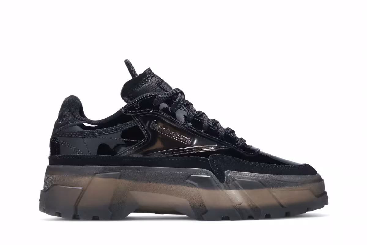 Cardi B x Reebok Women's Club C Core Black, view 2