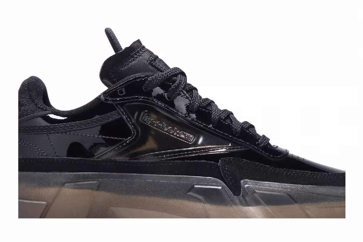 Cardi B x Reebok Women's Club C Core Black, view 3