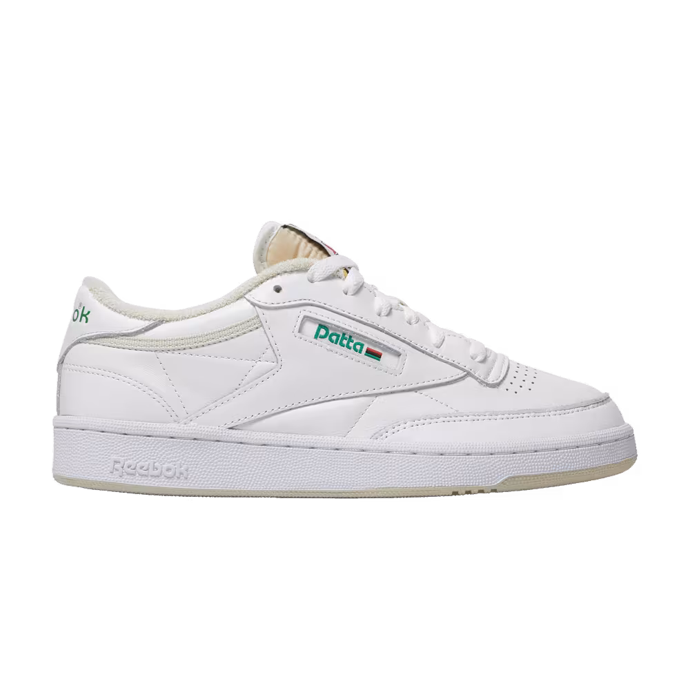 Patta x Reebok Club C 85 White Cool Sage