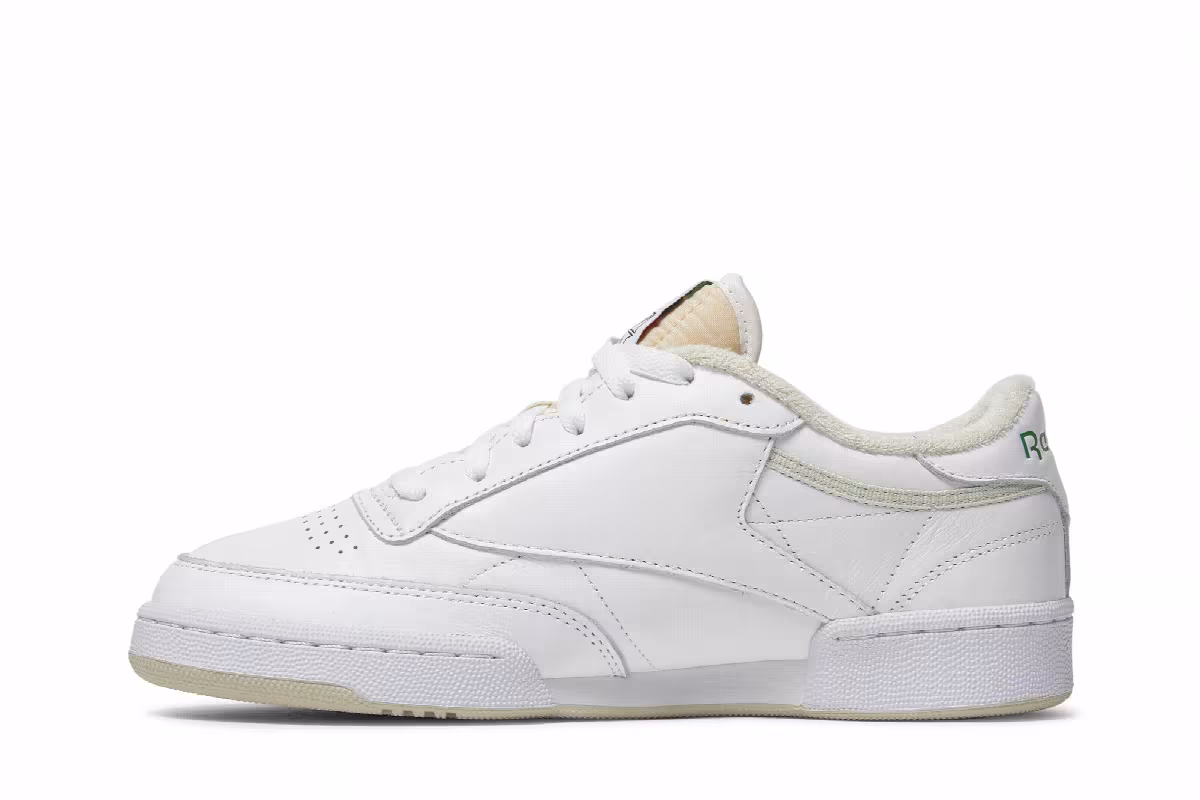 Patta x Reebok Club C 85 White Cool Sage, view 4