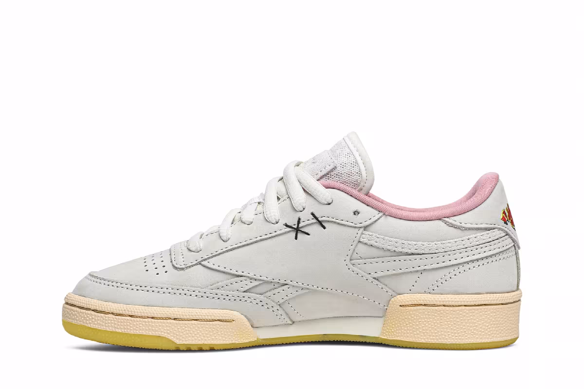 Tom & Jerry x Reebok Club C Chalk, view 4