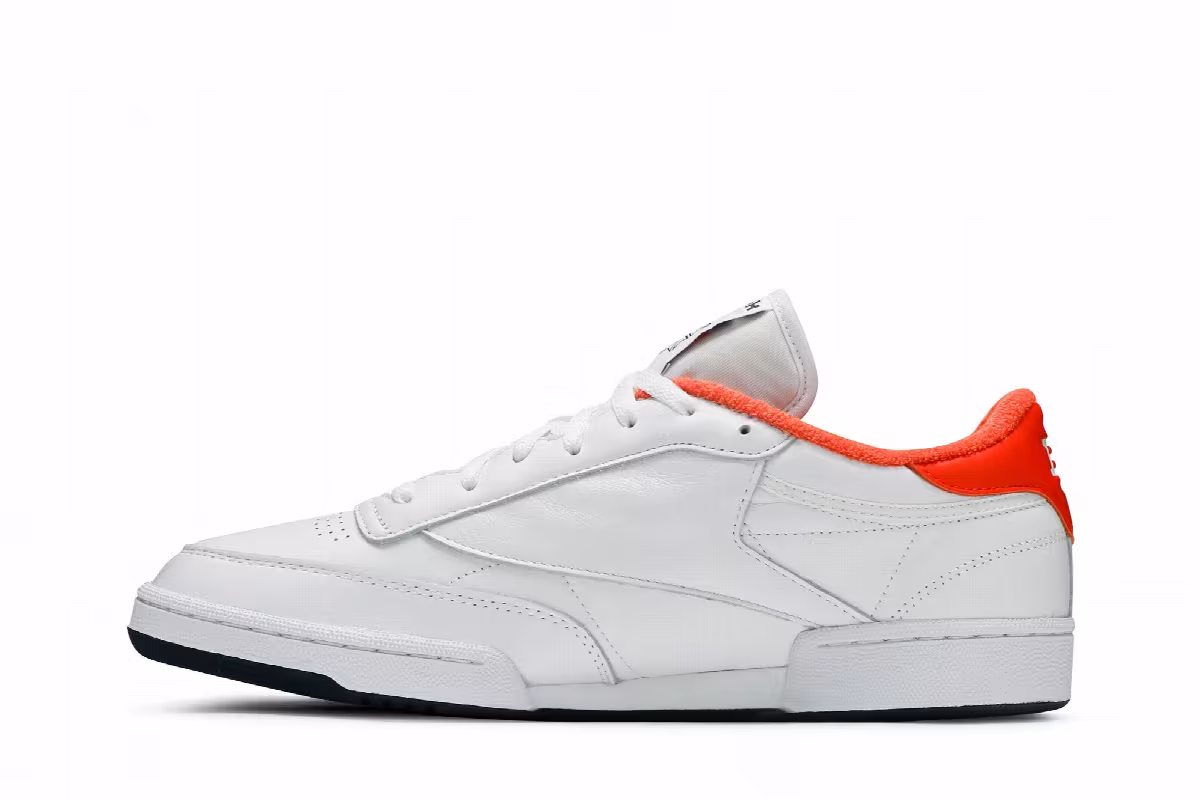 Eric Emanuel x Reebok Club C 85 Energy Orange, view 4