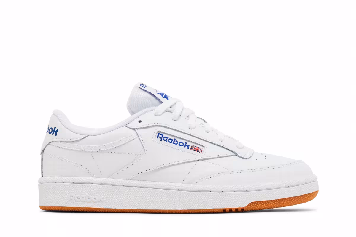Reebok Club C 85 White Royal Gum, view 2