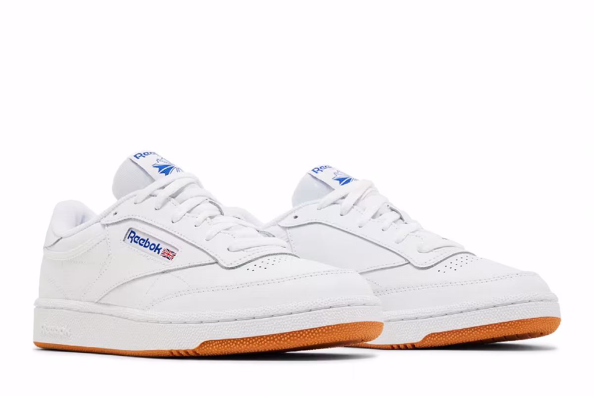 Reebok Club C 85 White Royal Gum, view 9