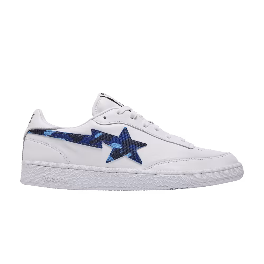 BAPE x Reebok Club C White Camo