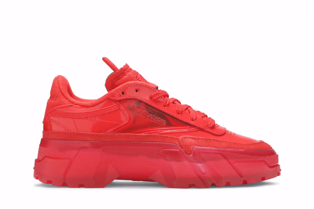Cardi B x Reebok Women's Club C Instinct Red, view 2
