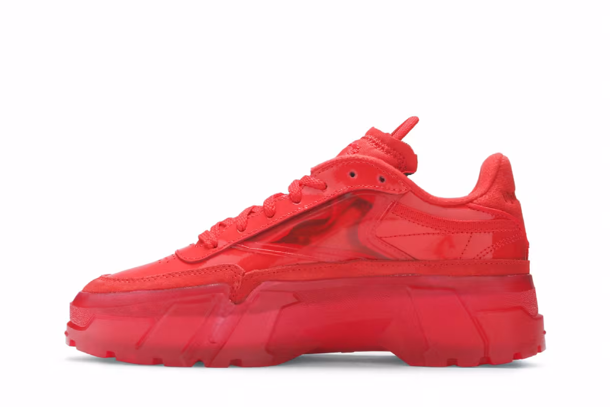 Cardi B x Reebok Women's Club C Instinct Red, view 4