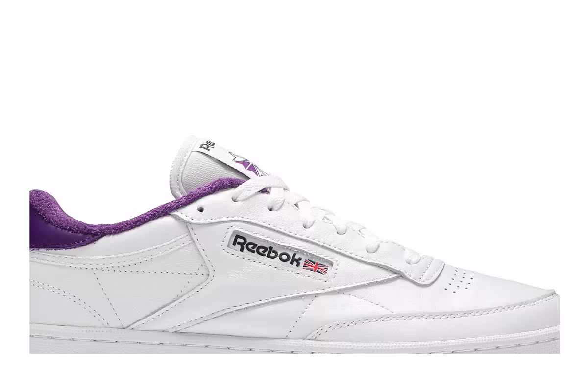 Eric Emanuel x Reebok Club C 85 Regal Purple, view 3