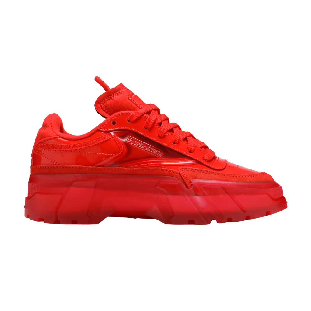Cardi B x Reebok Club C J Red Clear