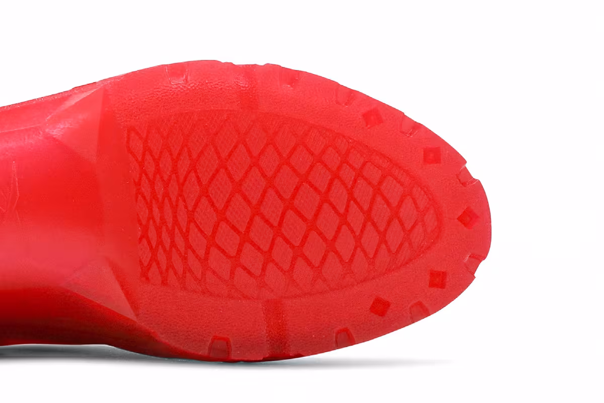 Cardi B x Reebok Club C J Red Clear, view 6