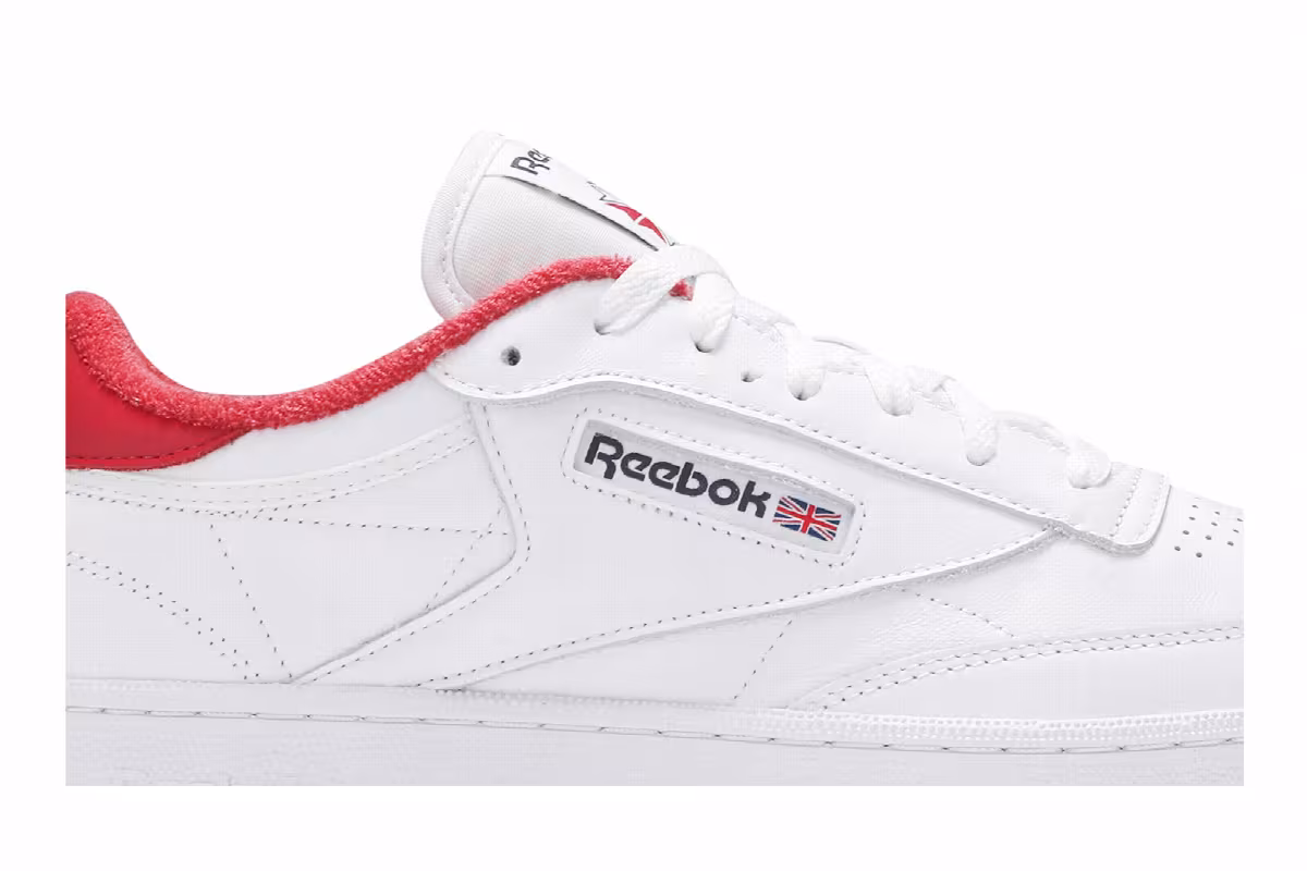 Reebok Eric Emanuel x Club C 85 Cherry Tomato, view 3