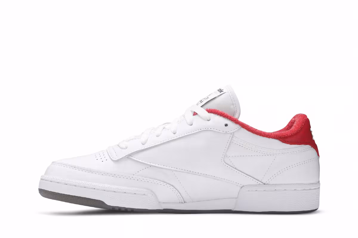 Reebok Eric Emanuel x Club C 85 Cherry Tomato, view 4