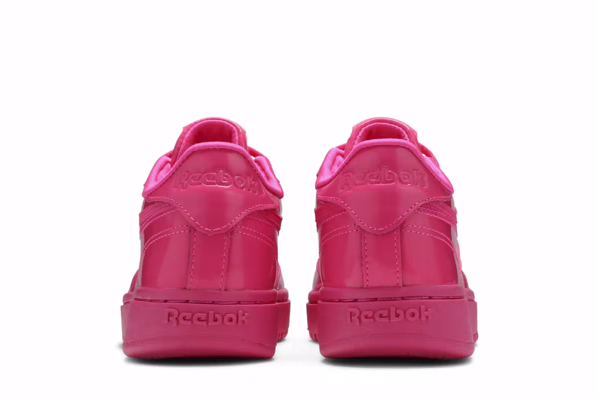 Cardi B x Reebok Women's Coated Club C Double Dynamic Pink, view 7