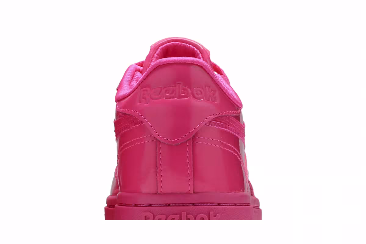 Cardi B x Reebok Women's Coated Club C Double Dynamic Pink, view 8