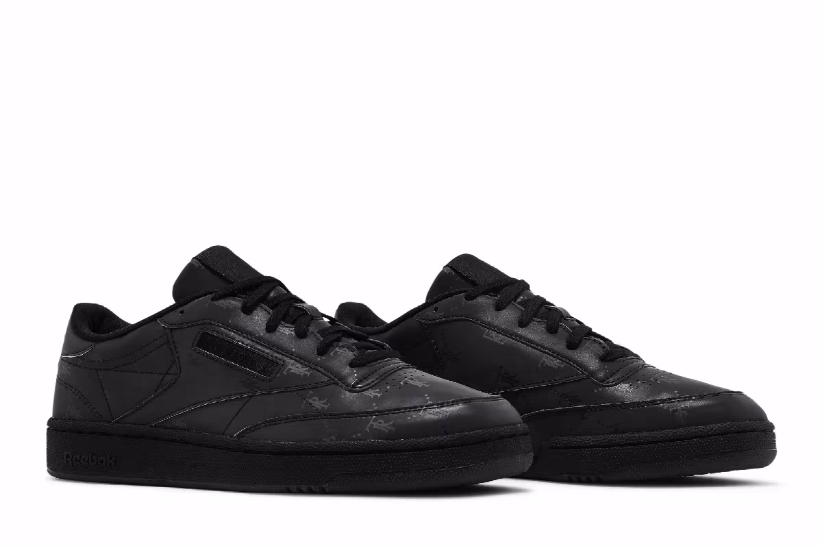 Très Rasché x Reebok Club C 85 MU Triple Black, view 9