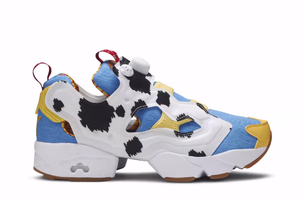 Toy Story 4 x BAIT x Reebok InstaPump Fury OG Mixed Woody and Buzz, view 2