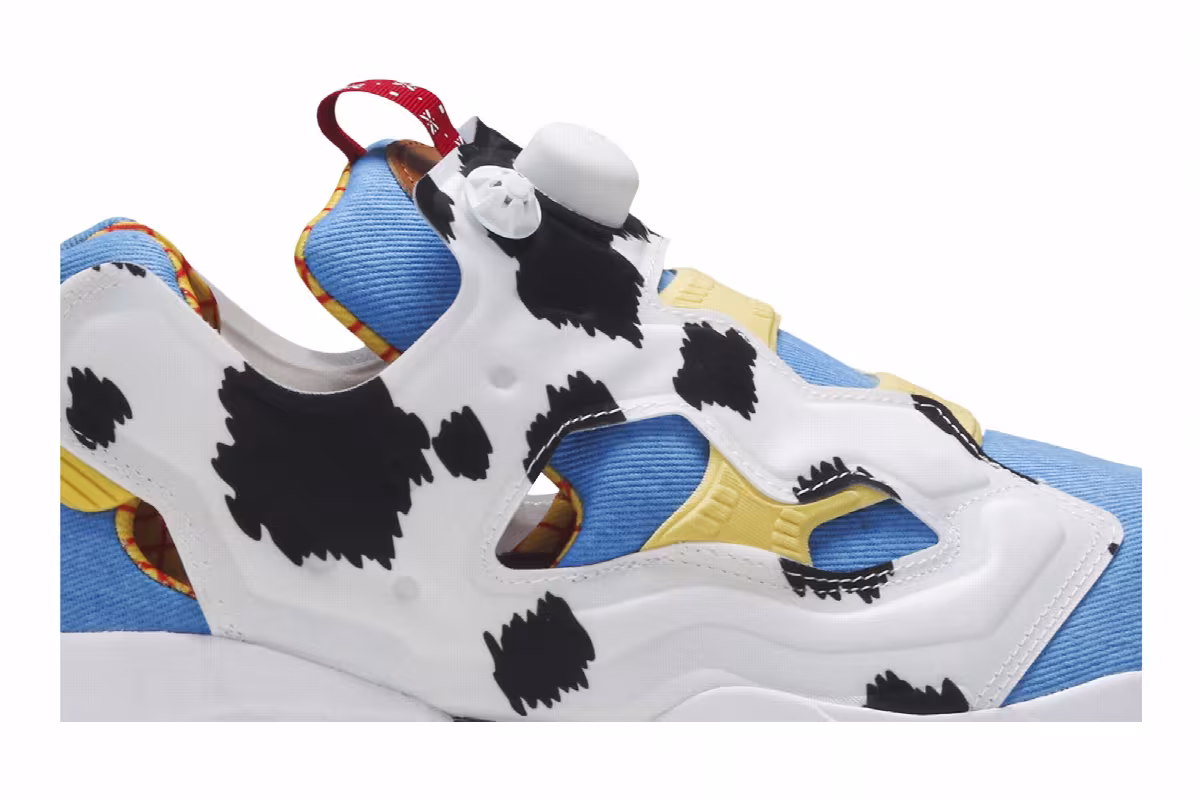 Toy Story 4 x BAIT x Reebok InstaPump Fury OG Mixed Woody and Buzz, view 3