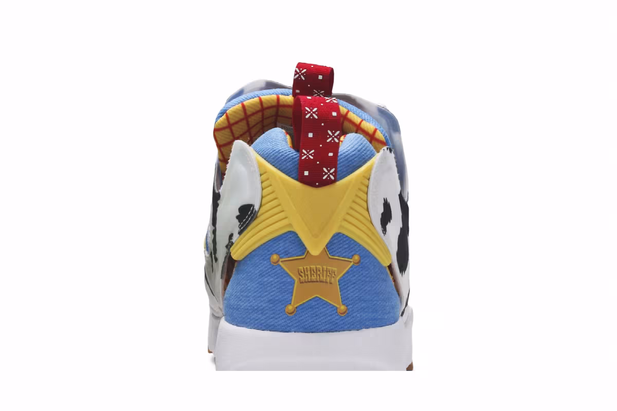 Toy Story 4 x BAIT x Reebok InstaPump Fury OG Mixed Woody and Buzz, view 8