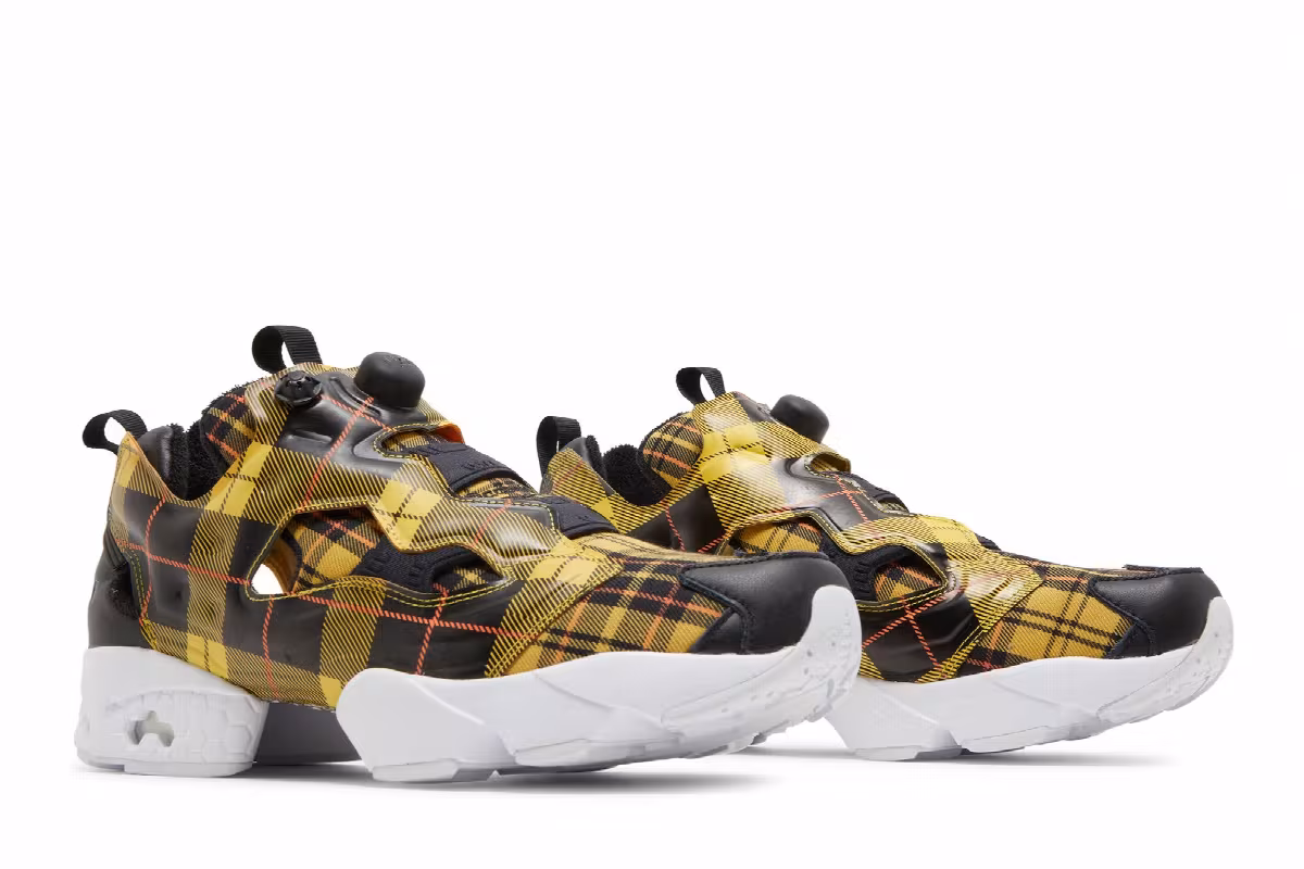 Opening Ceremony x Reebok InstaPump Fury OG Yellow Plaid, view 9