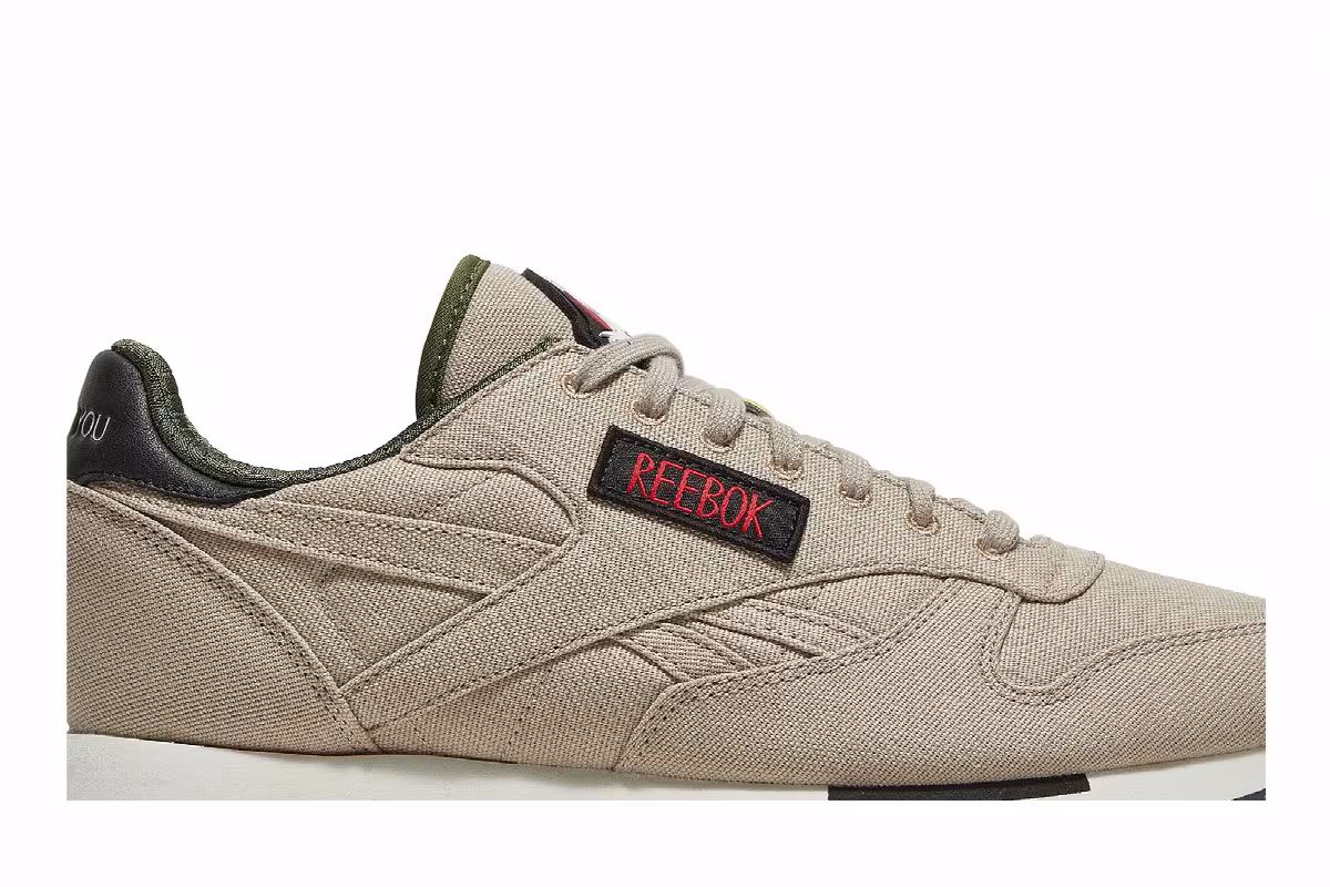 Ghostbusters x Reebok Classic Leather Khaki Flight Suit, view 3