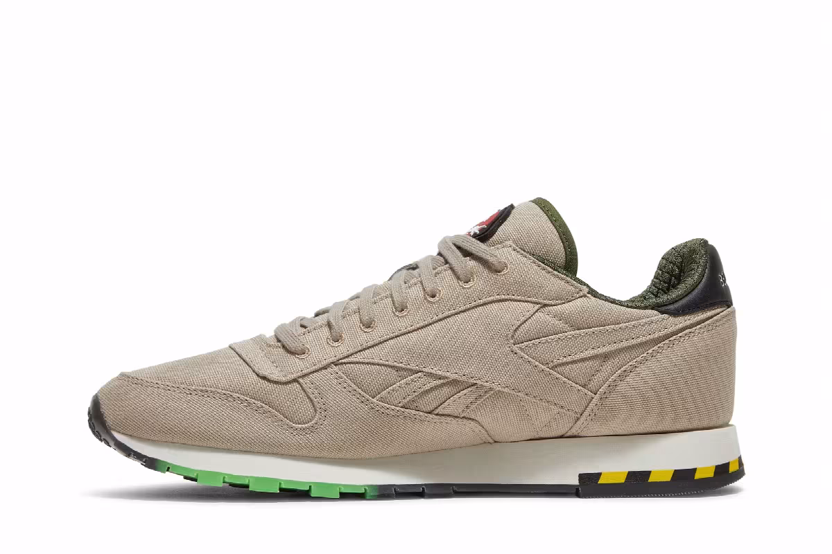 Ghostbusters x Reebok Classic Leather Khaki Flight Suit, view 4
