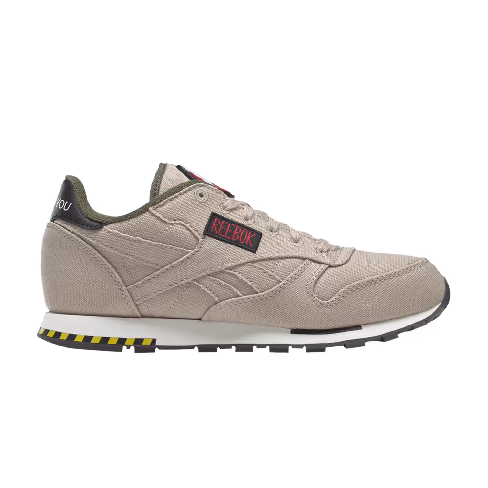 Ghostbusters x Reebok Classic Leather J Khaki Flight Suit