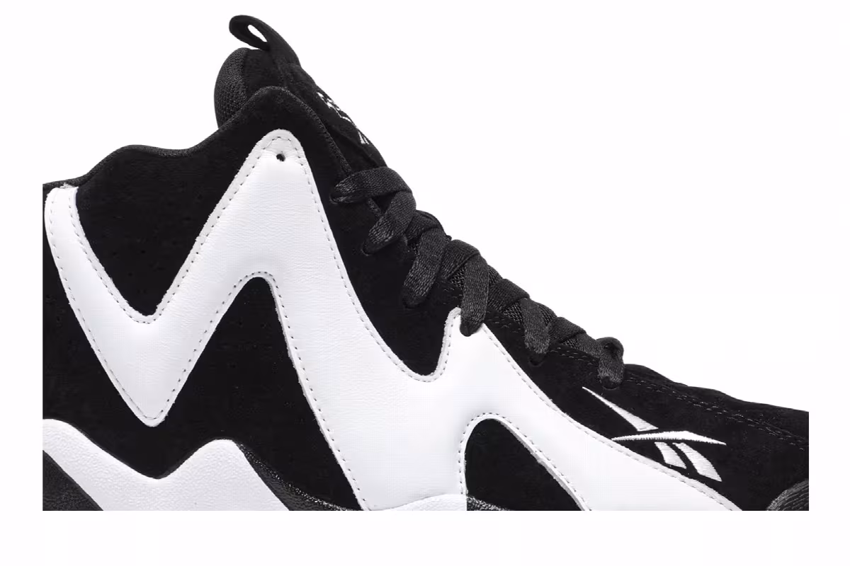 Reebok Kamikaze 2 OG Black White 2020, view 3