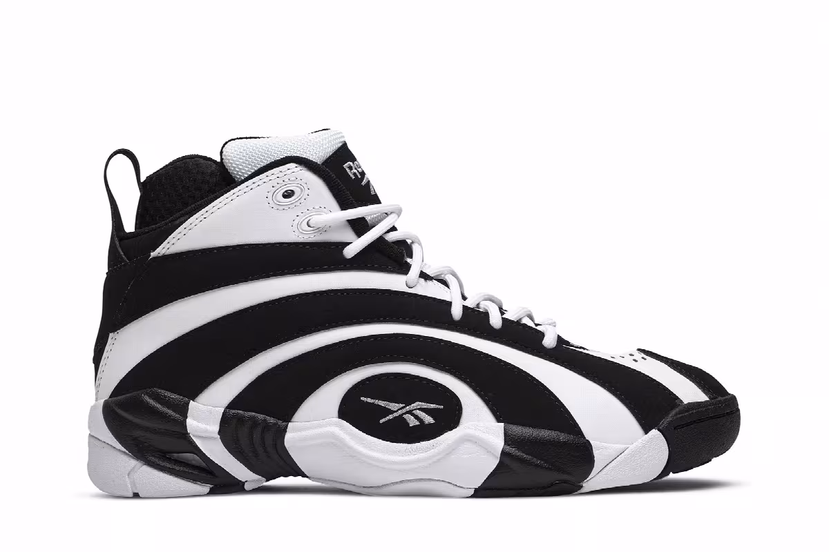 Reebok Shaqnosis OG Black White 2020, view 2