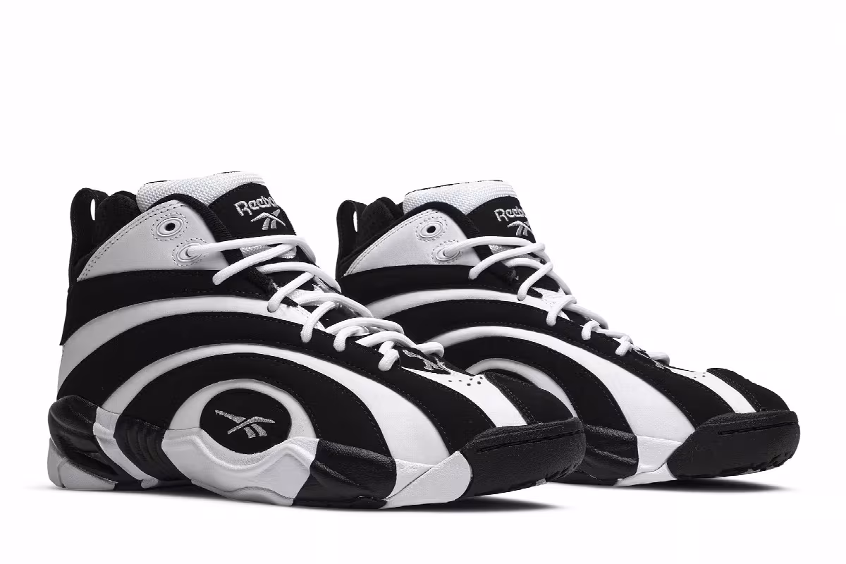 Reebok Shaqnosis OG Black White 2020, view 9
