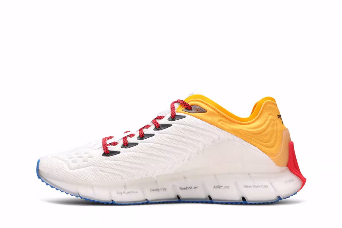 Alife x Reebok Zig Kinetica White Multi, view 4