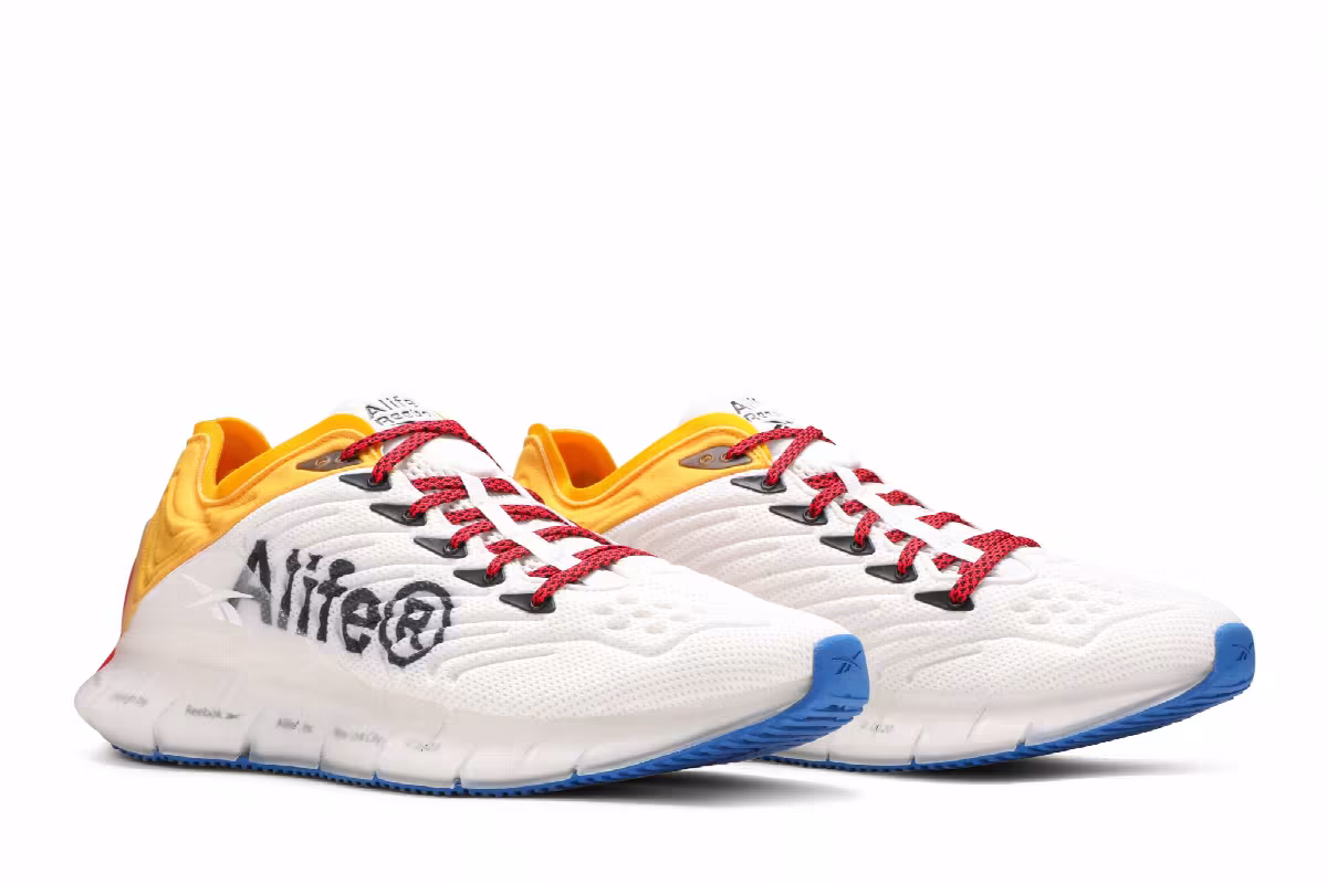 Alife x Reebok Zig Kinetica White Multi, view 9