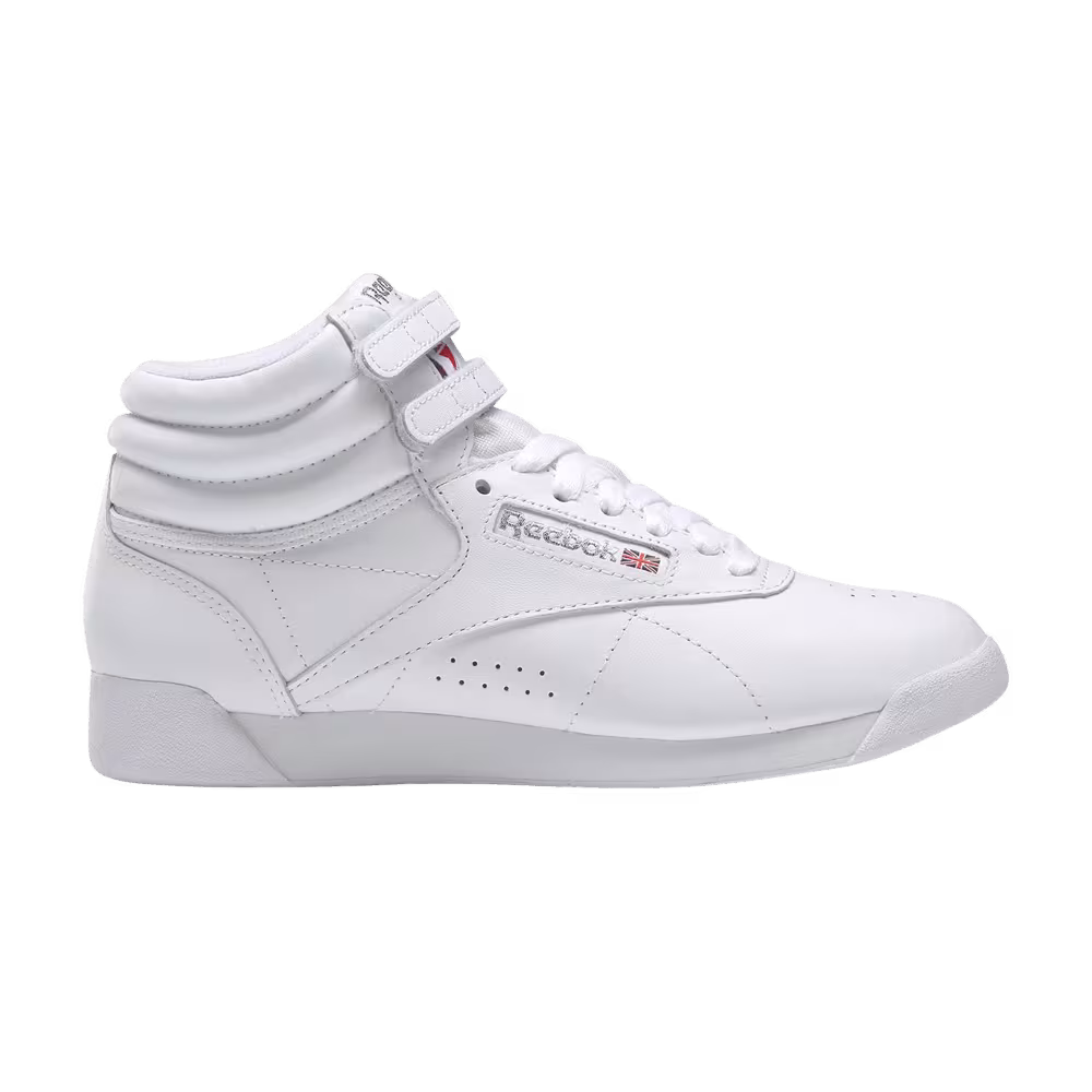 Reebok Women's Freestyle High White Silver