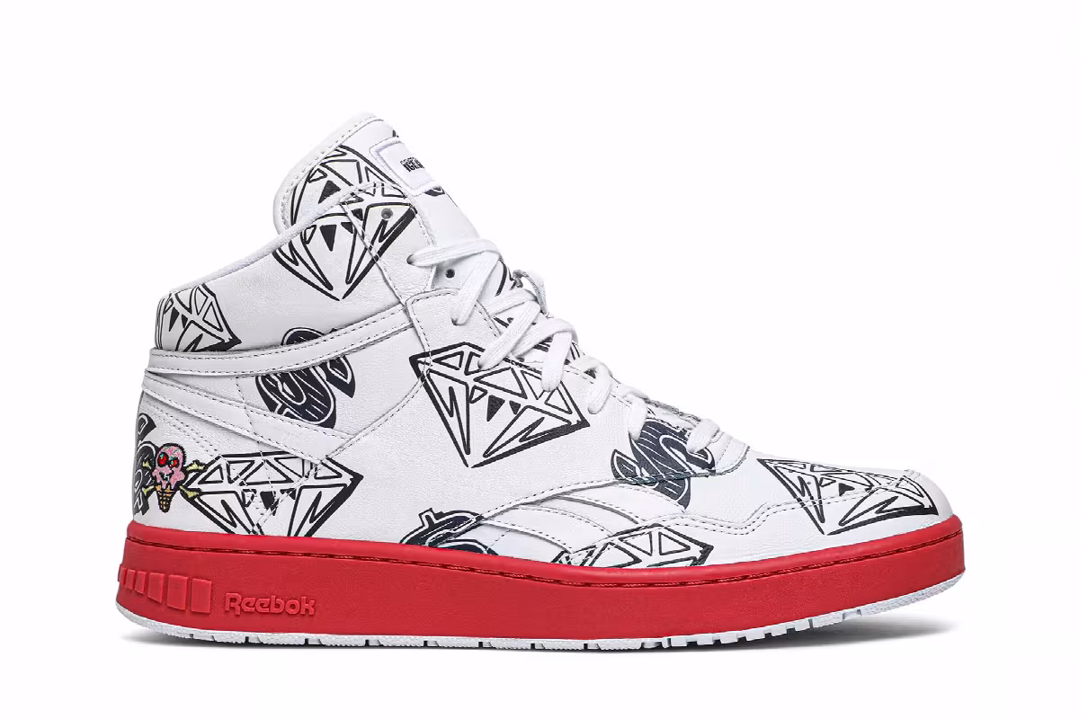 BBC Ice Cream x Reebok BB4600 Diamonds & Dollars, view 2