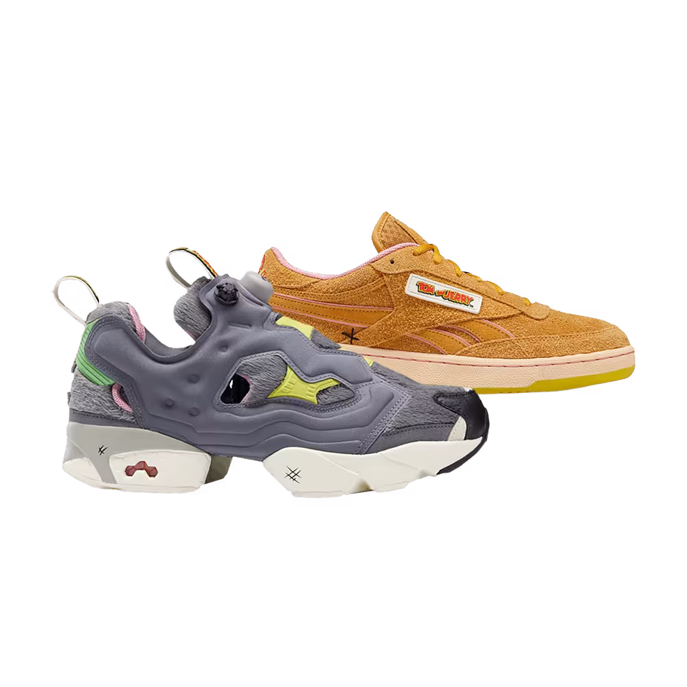 Bait x Tom & Jerry x Reebok Instapump Fury/Club C Revenge Sneaker Kit