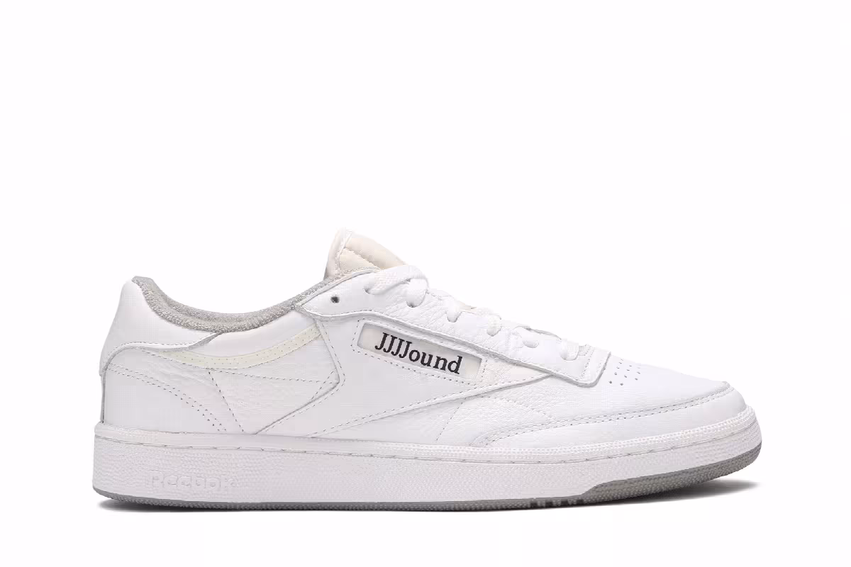 JJJJound x Reebok Club C 85 White, view 2