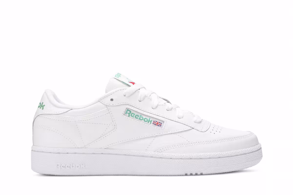 Reebok Club C 85 White Green, view 2