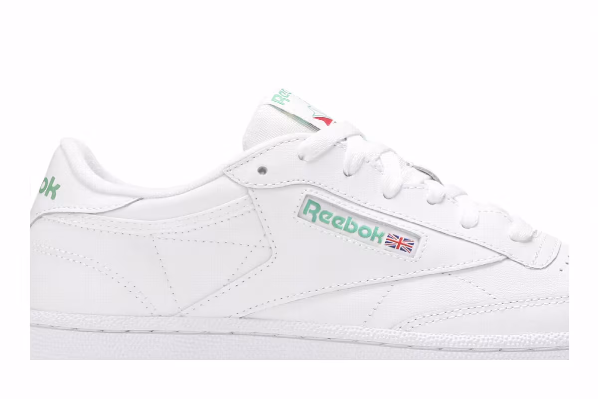 Reebok Club C 85 White Green, view 3