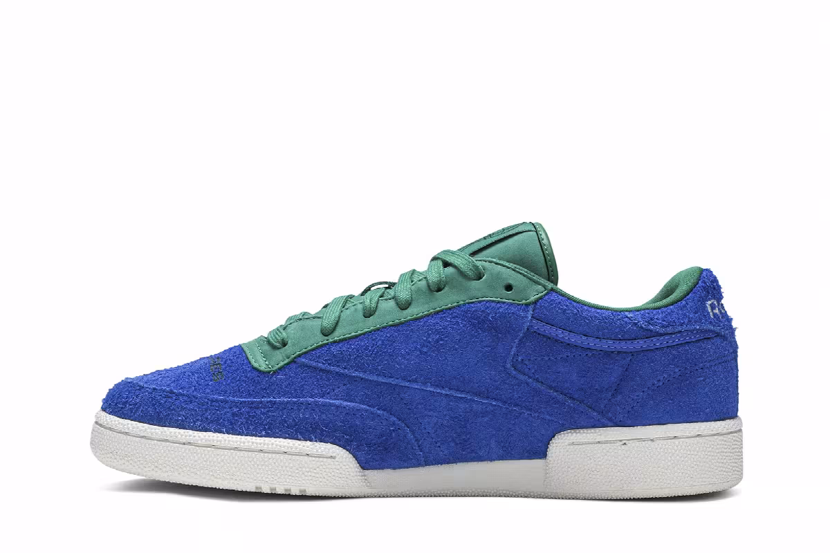 Pleasures x Reebok Club C Vital Blue, view 4