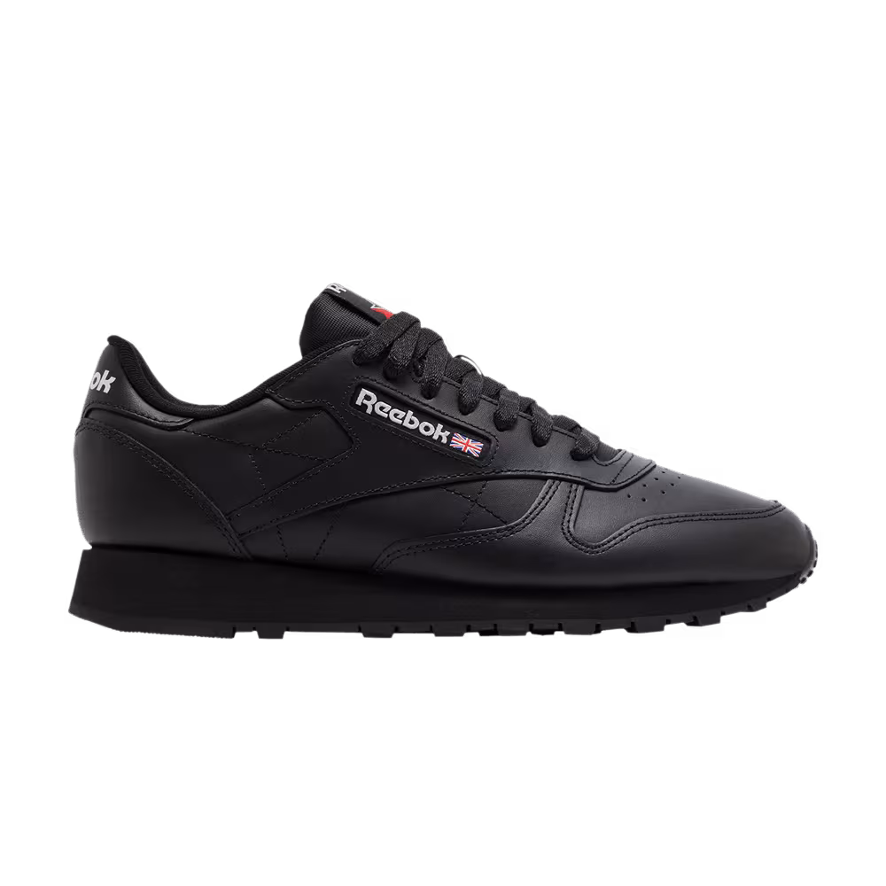Reebok Classic Leather Black Pure Grey