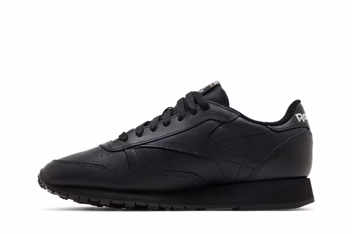 Reebok Classic Leather Black Pure Grey, view 4