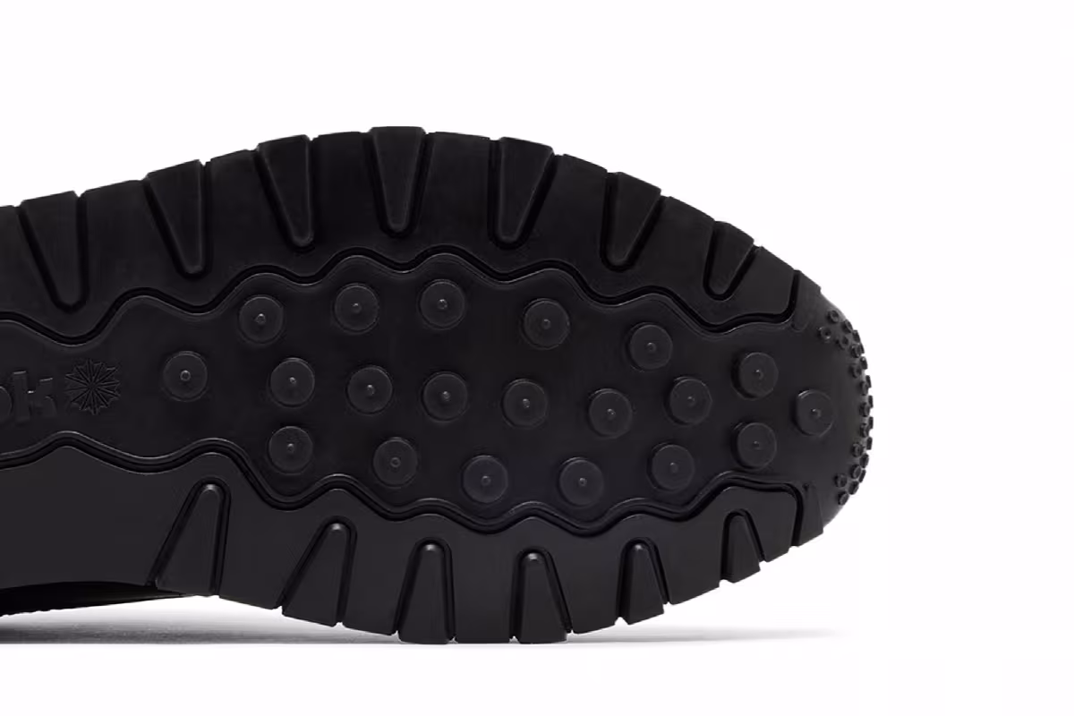 Reebok Classic Leather Black Pure Grey, view 6