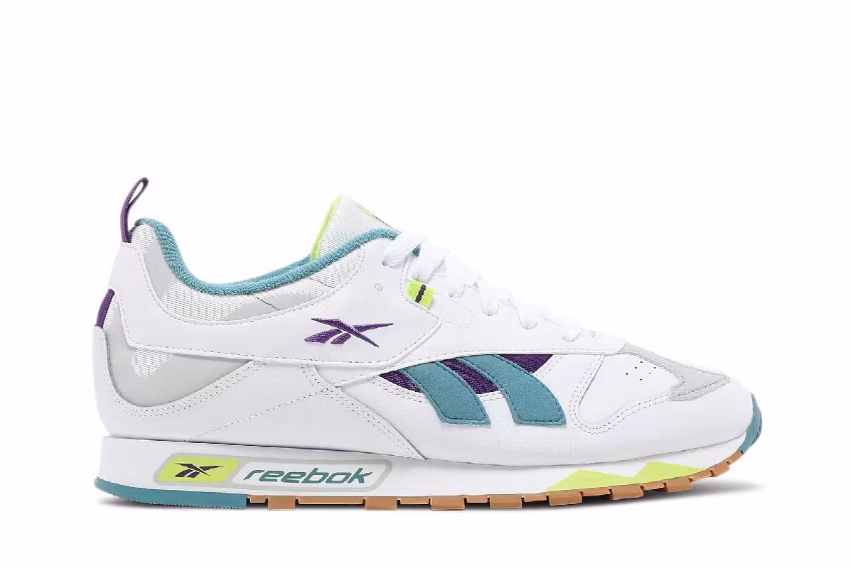 Reebok Classic Leather RC 1.0 White Regal Purple, view 2