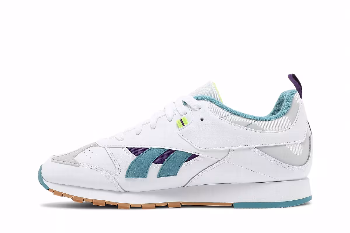 Reebok Classic Leather RC 1.0 White Regal Purple, view 4