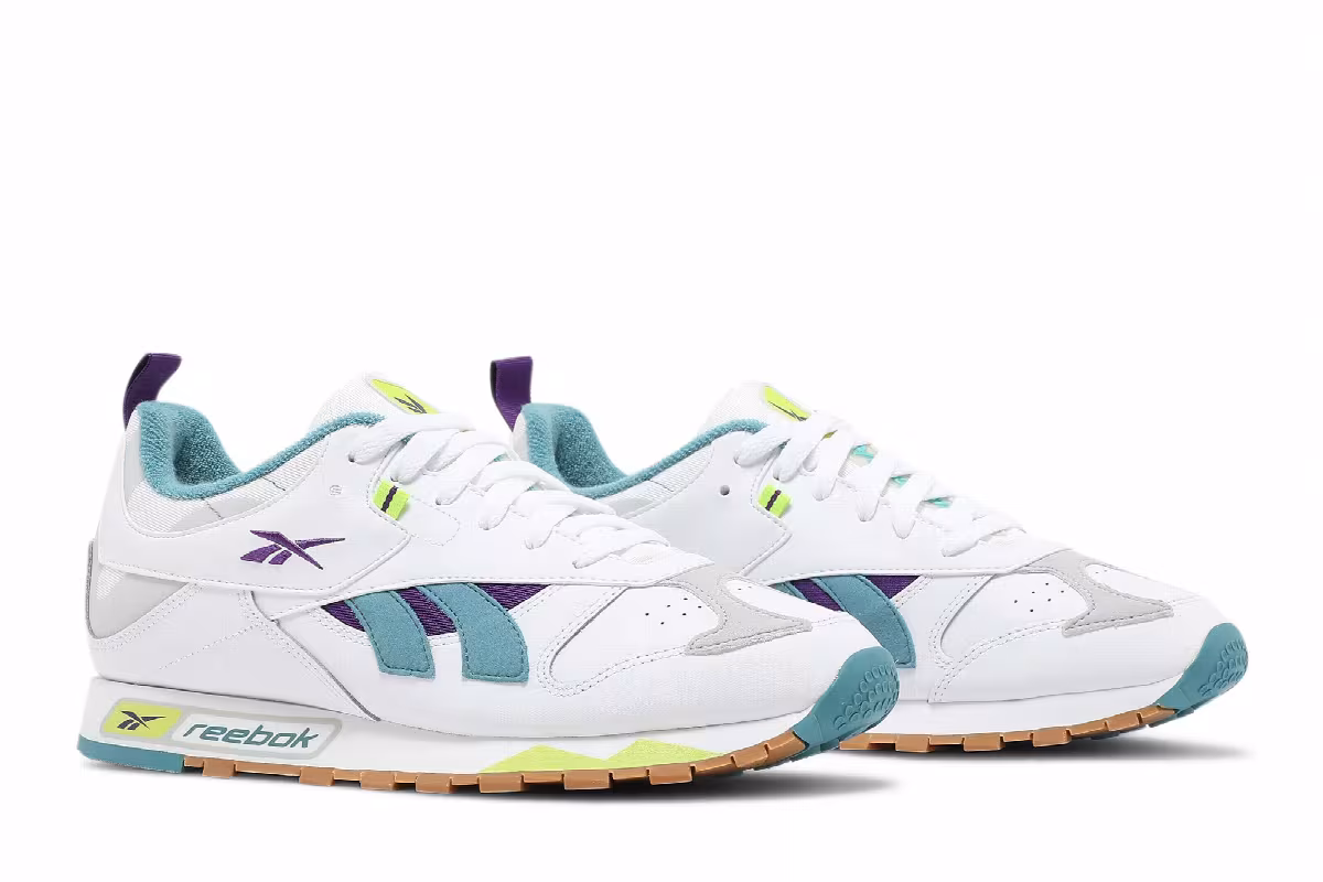 Reebok Classic Leather RC 1.0 White Regal Purple, view 9